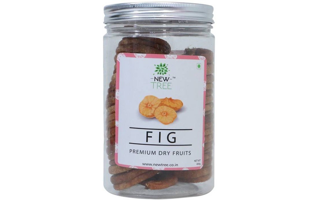 New Tree Fig Premium Dry Fruits   Glass Jar  400 grams